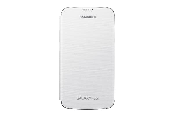 Samsung Flip Cover EF-FI920B - Lommebok for mobiltelefon - hvit - for Galaxy Mega (6.3 tommer)