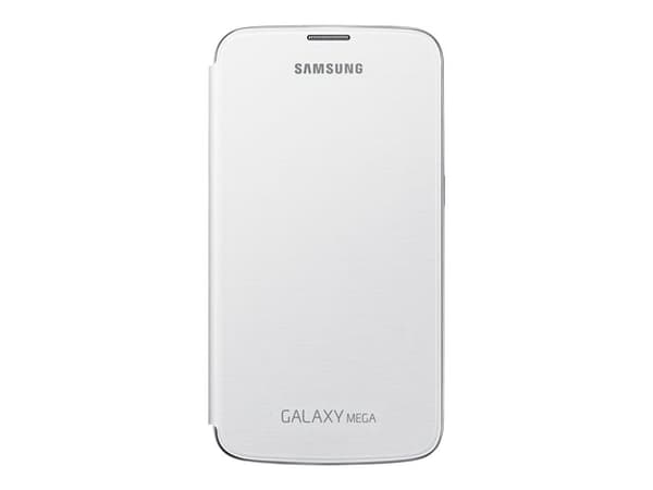Samsung Flip Cover EF-FI920B - Lommebok for mobiltelefon - hvit - for Galaxy Mega (6.3 tommer)