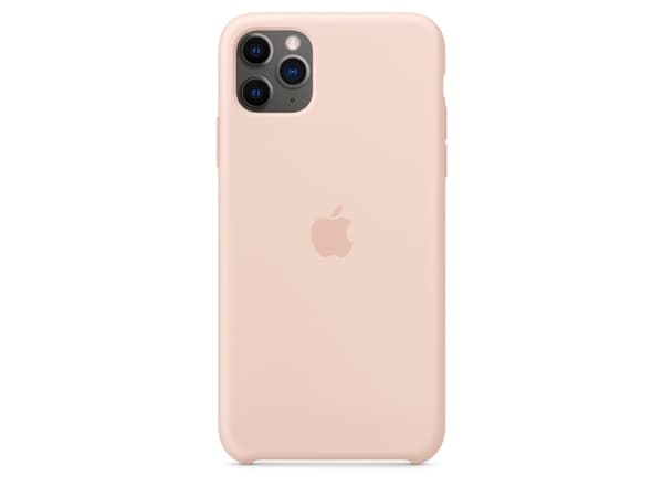 Apple - Baksidesskydd för mobiltelefon - silikon - rosa sand - för iPhone 11 Pro Max