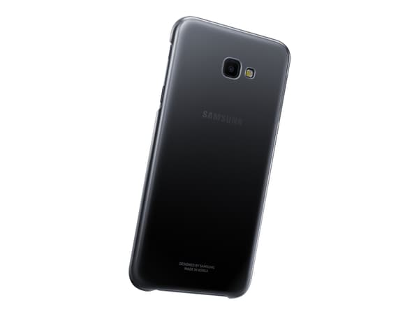 Samsung Gradation Cover EF-AJ415 - Skyddsfodral baksidesskydd för mobiltelefon - svart - för Galaxy J4+