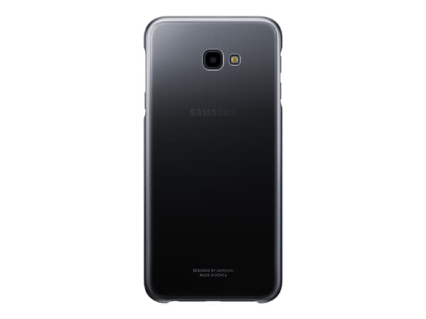Samsung Gradation Cover EF-AJ415 - Skyddsfodral baksidesskydd för mobiltelefon - svart - för Galaxy J4+