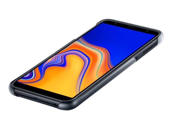 Samsung Gradation Cover EF-AJ415 - Skyddsfodral baksidesskydd för mobiltelefon - svart - för Galaxy J4+