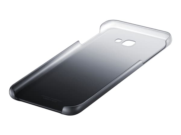 Samsung Gradation Cover EF-AJ415 - Skyddsfodral baksidesskydd för mobiltelefon - svart - för Galaxy J4+