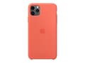 Miniatyrbild 3 av 5: Apple - Baksidesskydd för mobiltelefon - silikon - clementinorange - för iPhone 11 Pro Max