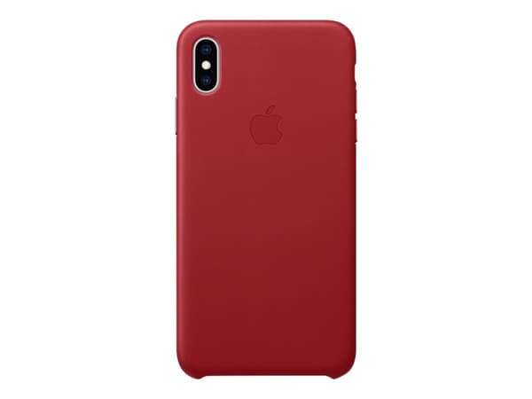 Apple - (PRODUCT) RED - baksidedeksel for mobiltelefon - lær - rød - for iPhone XS Max
