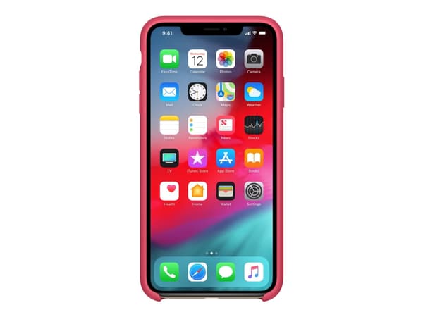 Apple - Baksidedeksel for mobiltelefon - silikon - hibiskus - for iPhone XS Max