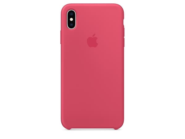Apple - Baksidedeksel for mobiltelefon - silikon - hibiskus - for iPhone XS Max
