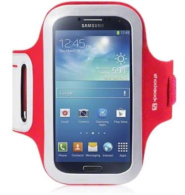 Sportarmband i9500 Galaxy S4 Red w/reflex