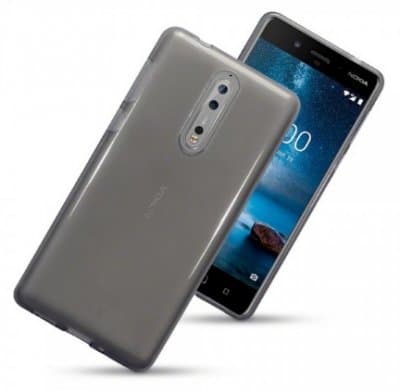 Mobilskal Nokia 8 Smoke Black