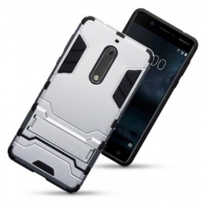 Armour Case Nokia 5 Silver w/Stand