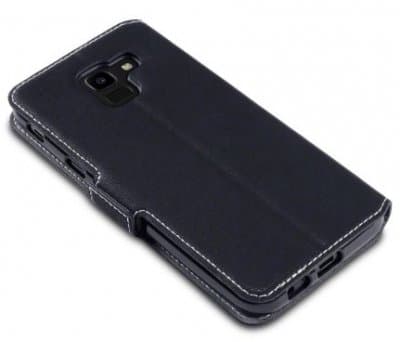 Mobilväska Samsung Galaxy A6 2018 Svart Slim