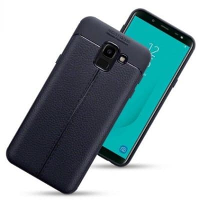 Mobilskal Galaxy J6 2018 Leather Look