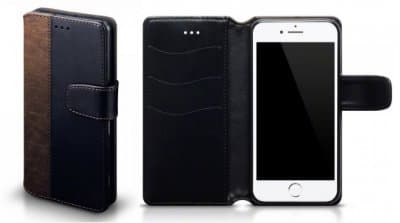 Mobilväska iPhone 7 PLUS / iPhone 8 PLUS Business Black/Brown