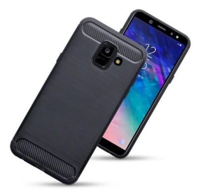 Mobilskal Samsung Galaxy A6 2018 Carbon Svart