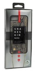 Miniatyrbild 2 av 3: Mobilskal iPhone 7 Plus/8 Plus Snake Skin Grå med halsrem