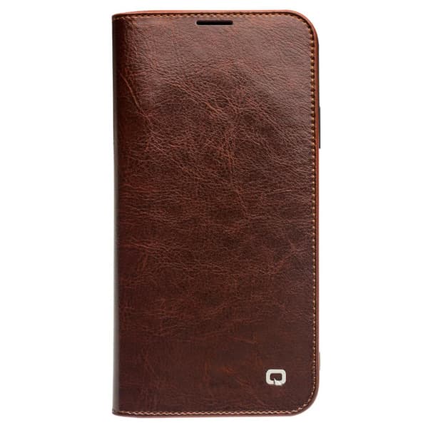 iPhone 11 Etui Ægte Læder Kortholder Brun