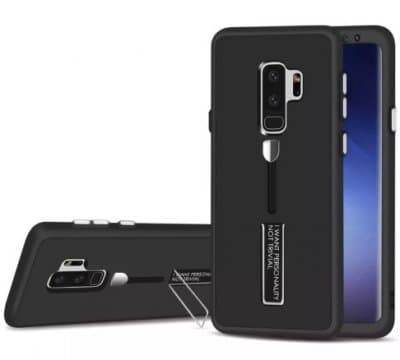 Mobilskal Samsung Galaxy S9 PLUS Ring Med Ställ Svart