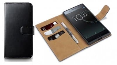 Mobilväska Sony Xperia XA1 Black/Tan