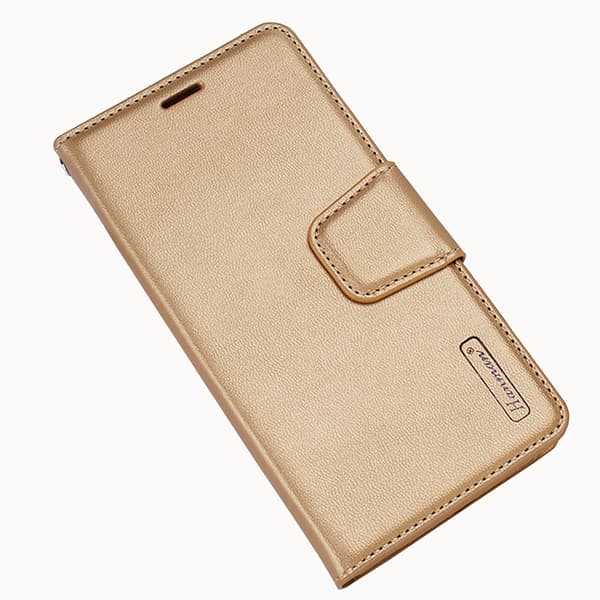Plånboksfodral i PU-Läder (DIARY) - Samsung Galaxy Note 9 Guld Guld