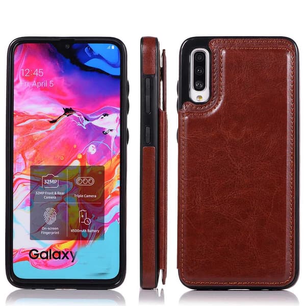 Samsung Galaxy A70 - Skal med Korthållare