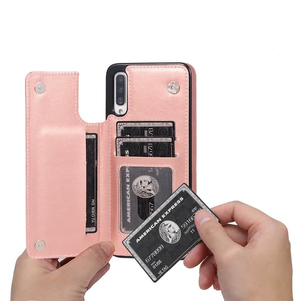 Kraftfullt Nkobee Skal med Korthållare - Samsung Galaxy A50