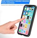 Miniatyrbilde 5 av 7: INF iPhone X / XS-deksel med skjermbeskytter Svart