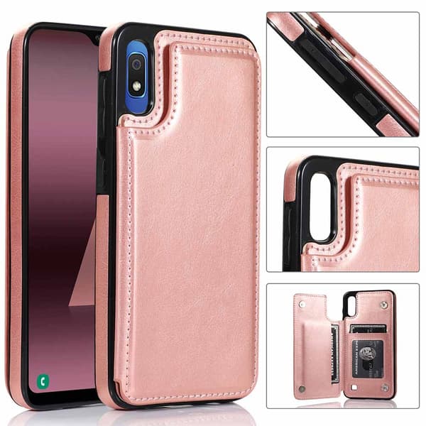 Samsung Galaxy A10 - Kraftfullt Nkobee Skal med Kortfack