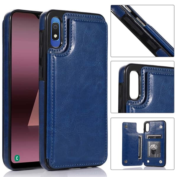 Samsung Galaxy A10 - Kraftfullt Nkobee Skal med Kortfack