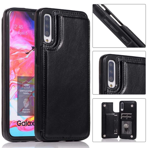 Stilrent Smart Skal med Kortfack - Samsung Galaxy A50