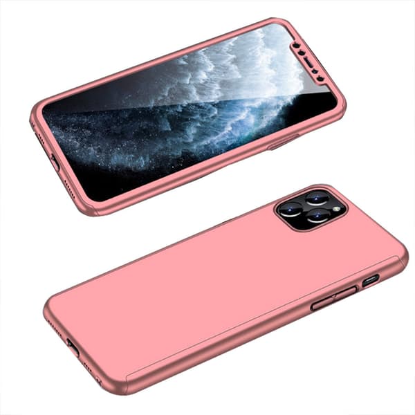 iPhone 11 Pro - Skyddande Stilrent Floveme Skal Roséguld Roséguld