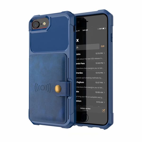 iPhone 7 Slittåligt Skyddsskal med Kortfack