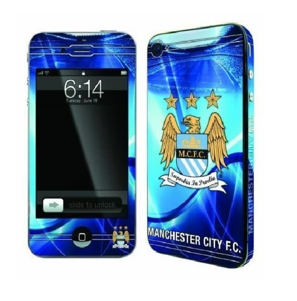 Officiella FC Skins För iPhone 4/4s - Manchester City FC