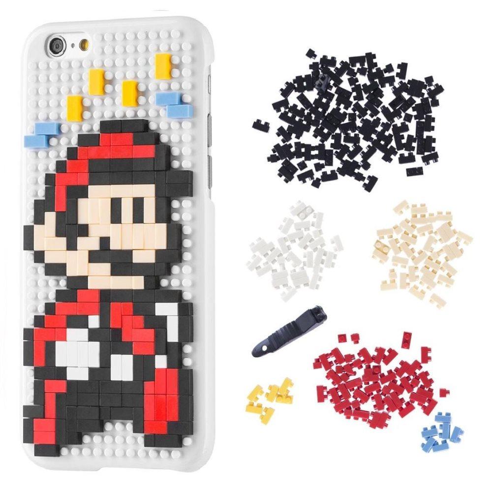 iPhone 7 / 8 Building Blocks Elegant Bakstycket -Mario