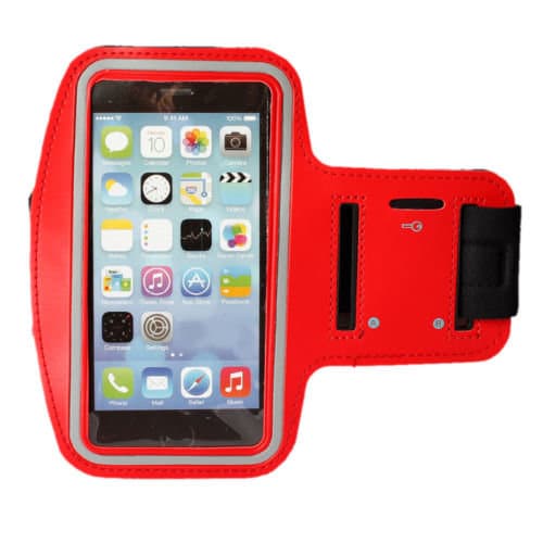 Universal Sportarmband 4" - 5.1" För iPhone & Android - Röd