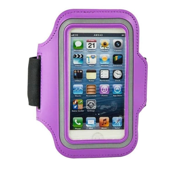 Universal Sportarmband 4" - 5.1" För iPhone & Android - Lila