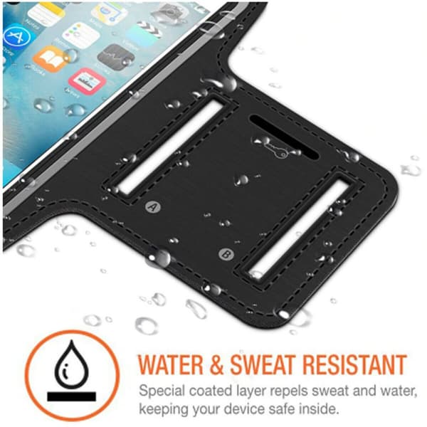 Universal Sportarmband 4" - 5.1" För iPhone & Android - Svart