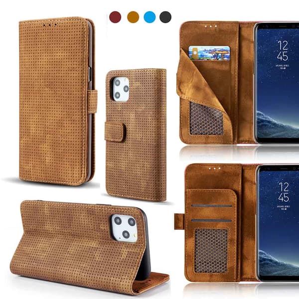 iPhone 11 Pro Max - Genomtänkt Vintage Plånboksfodral