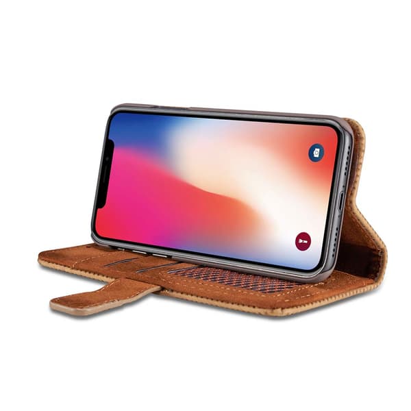 iPhone 11 Pro Max - Genomtänkt Vintage Plånboksfodral