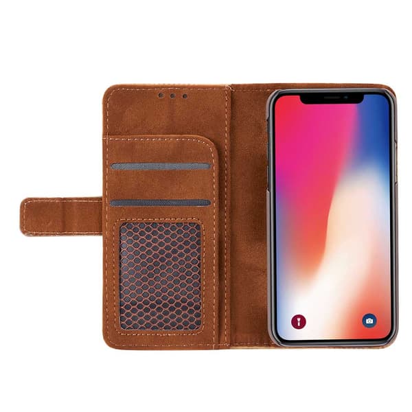 iPhone 11 Pro Max - Genomtänkt Vintage Plånboksfodral