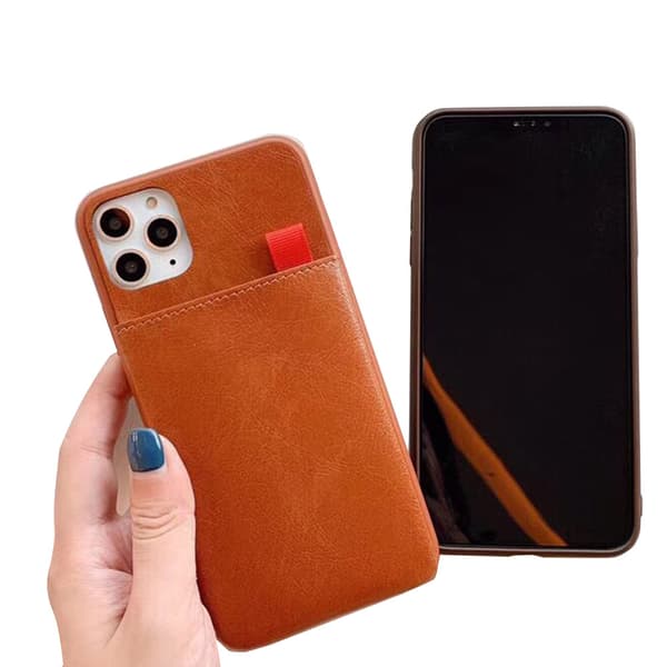 iPhone 11 - Genomtänkt Skyddsskal med Kortfack