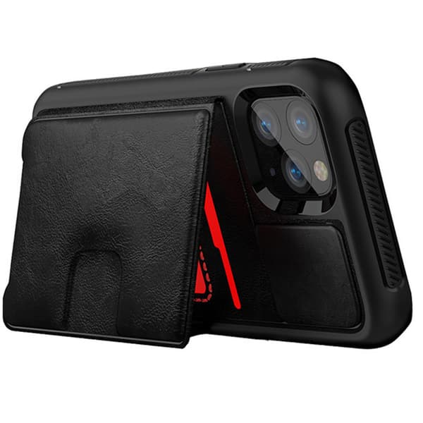 Genomtänkt Skal med Korthållare - iPhone 11