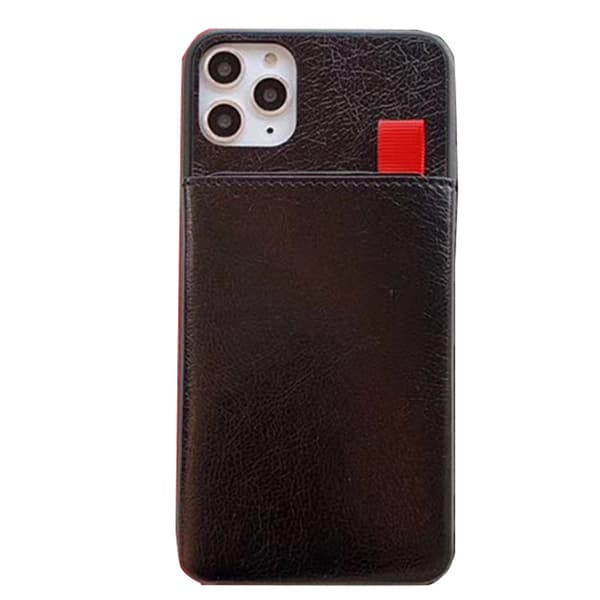 iPhone 11 Pro Max - Praktiskt Retro Leman Skal med Kortfack