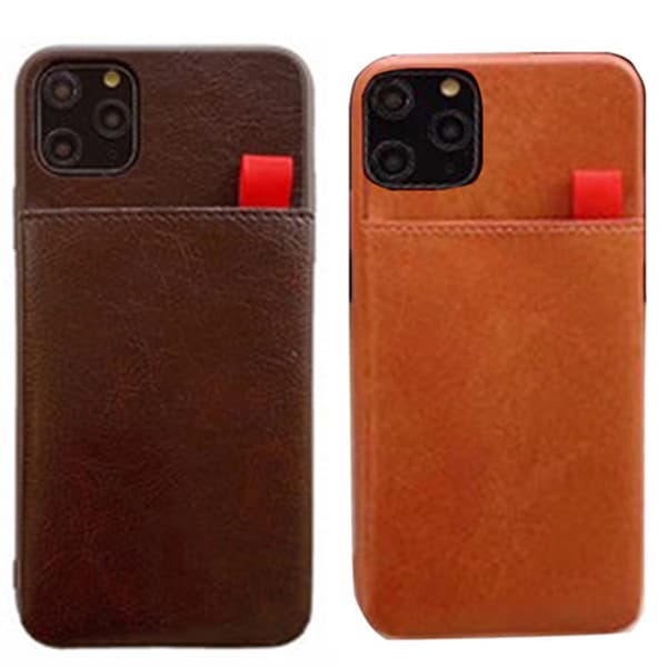 iPhone 11 Pro Max - Praktiskt Retro Leman Skal med Kortfack