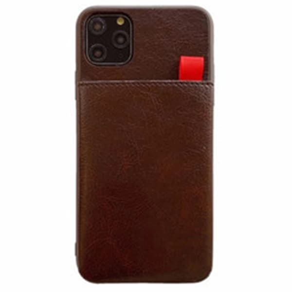 iPhone 11 Pro Max - Praktiskt Retro Leman Skal med Kortfack