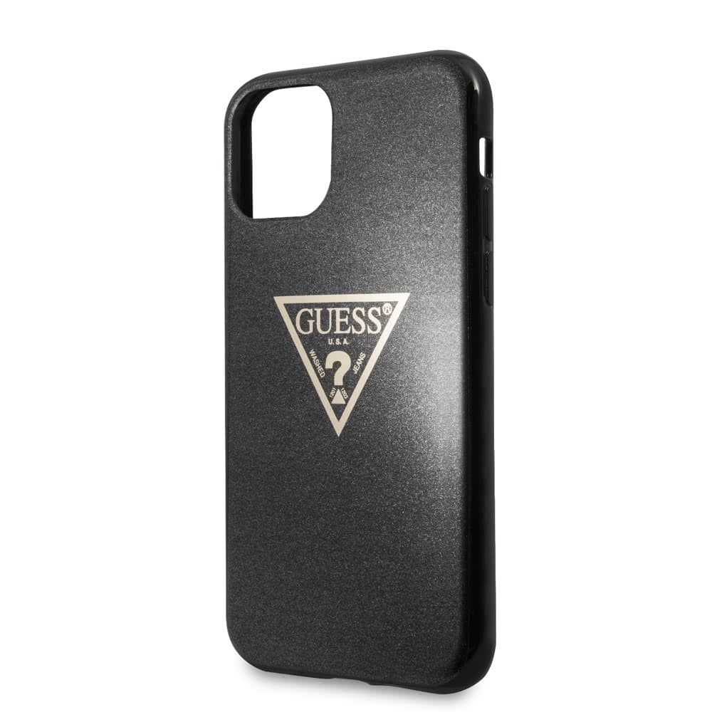 iPhone 11 Pro Suojakuori Solid Glitter Cover Musta