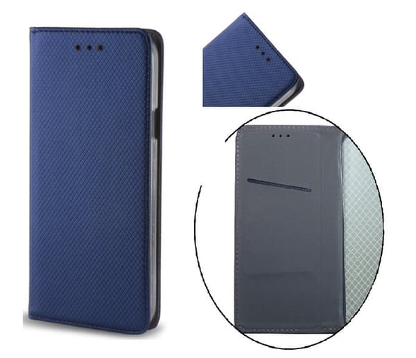 Huawei P10 Lite - Toppkvalitet Plånboksfodral - Blå