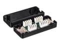 Miniatyrbilde 2 av 5: Netrack - Nettverkkopler - 4 pin-IDC krone til 4 pin-IDC krone - UTP - CAT 6 - svart