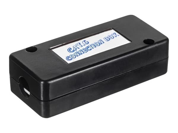 Netrack - Nettverkkopler - 4 pin-IDC krone til 4 pin-IDC krone - UTP - CAT 6 - svart