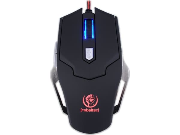 Rebeltec Falcon - Mus - optisk - 6 knappar - kabelansluten - USB