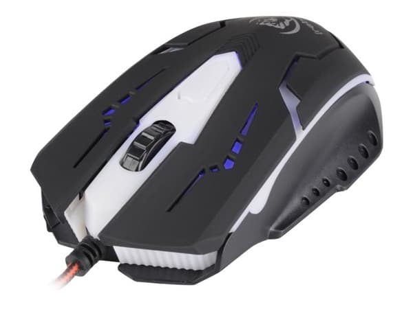 Rebeltec Cobra - Mus - höger- och vänsterhänta - optisk - 4 knappar - kabelansluten - USB